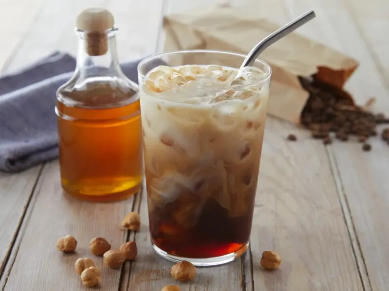 Iced Hazelnut Latte